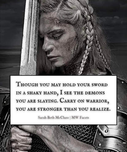 carry on warrior woman
